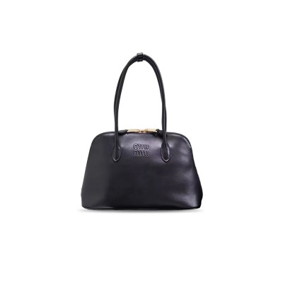 MIU MIU LOGO EMBOSSED TOTE BAG 5BA289 (38*27*16cm) MIU MIU LOGO EMBOSSED TOTE BAG 5BA289 (38*27*16cm)